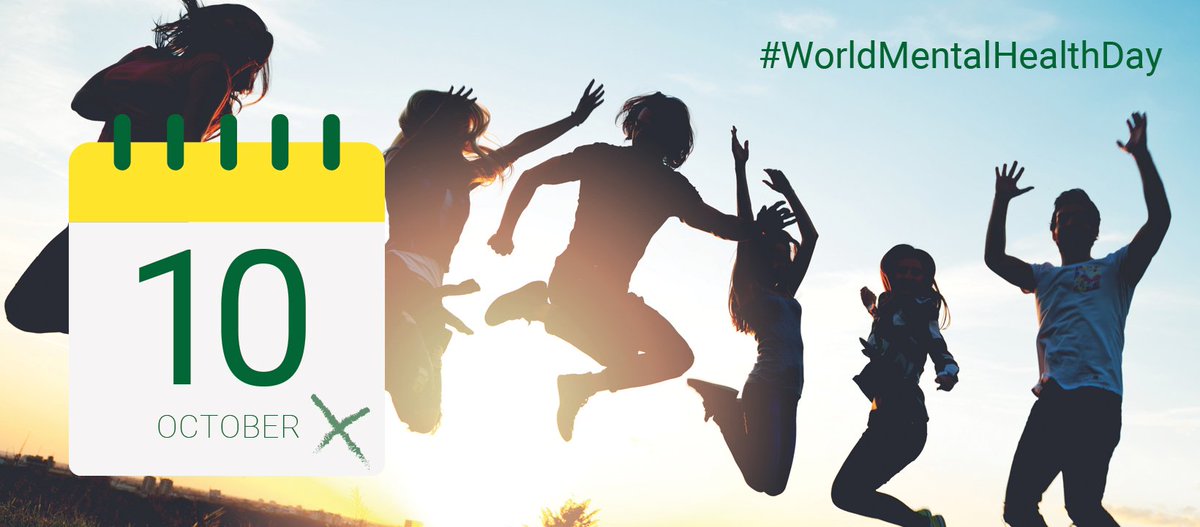 Today is #WorldMentalHealthDay!
1 in 5 Canadians experience #MentalIllness in any given year, but 5 in 5 Canadians have #MentalHealth. 
Check in on your loved ones today, and check in on your own mental health.