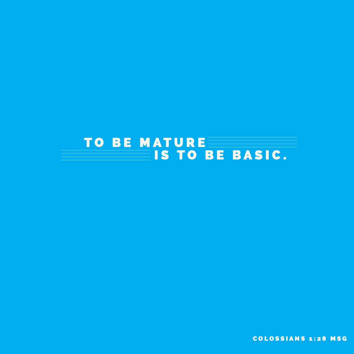 ValleyFamily's tweet image. M A T U R E = B A S I C 
_
#valleyfamilychurch #thebasicswithbeth #getthebasics #gettingagriponthebasics #getagrip #jesus #bible #biblebasics #deeperthanyouthink #mature #basic #goodforyourheart #heartknowledge #revelationknowledge