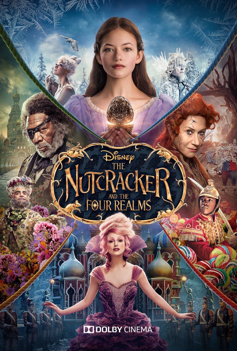 martivillaframe's tweet image. Nuevo #Poster #Dolby de #TheNutcraker and The Four Realms de #Disney
