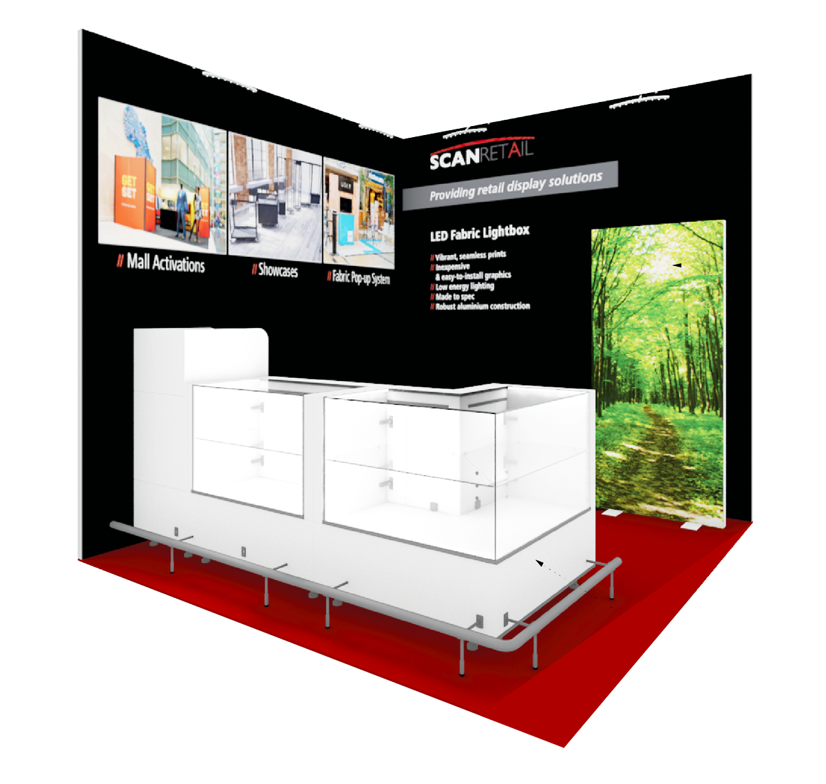 scanretail's tweet photo. We are excited to be ‘changing the game’ at this year's @SACSC1 Annual Congress by showcasing two of our premium retail products, the Modular Retail Kiosk and LED Fabric Lightbox. Come and see us from 17 to 19 Oct  @DurbanICC, Stand 33. #sacsccongress2018 #changingthegame https://t.co/eAAHxwRKFS