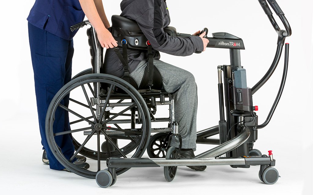 Rifton's tweet photo. A school-based PT in California shares her creative solution for seated transfers with the TRAM. This method works really well, particularly for the more profoundly involved kids. Read more: https://t.co/Se0Oqc4gOT https://t.co/xOl8ESMvyf