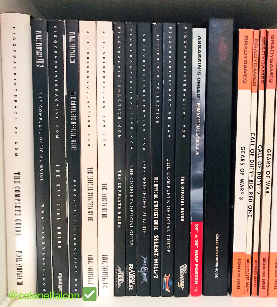 ColonelFalcon's tweet photo. FЯӨM ƬΉΣ FΛᄂᄃӨП VΛЦᄂƬƧ
#dailygameread These are most of my guides. I thought I had more but.... Do own any guides? #gaming https://t.co/QwtcLdKeCo