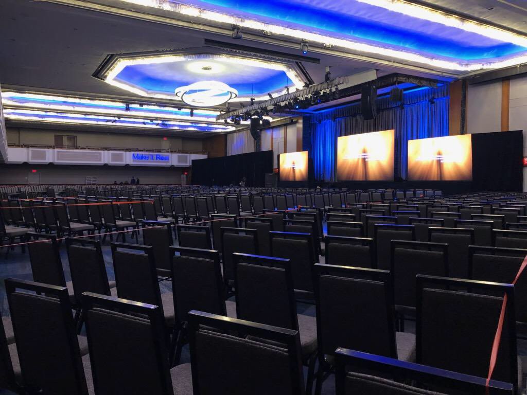 dtapscott's tweet image. Gee, this place looks familiar! Last time I was here it was the opening keynote of #Consensus2018. Today it’s the Dell Technologies Forum. #HiltonMidtownNewYork