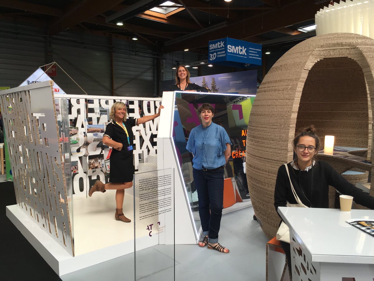 Jacques_Simonet's tweet image. ATC Groupe expose son œuf en Reboard au salon @PrintInProgres à Paris. #PrintinProgress ⁦@InterMedia_Lyon⁩