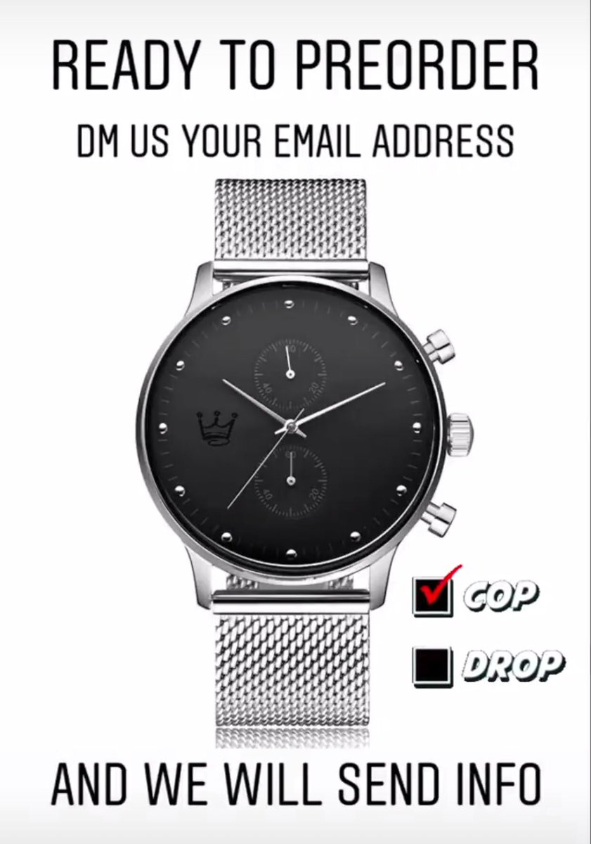 DFQClothing's tweet photo. Our New ‘Monochrome Edition’ Watch is Here Available To PreOrder #monoedition #kettle #teamDFQ https://t.co/QdSKSTctlQ