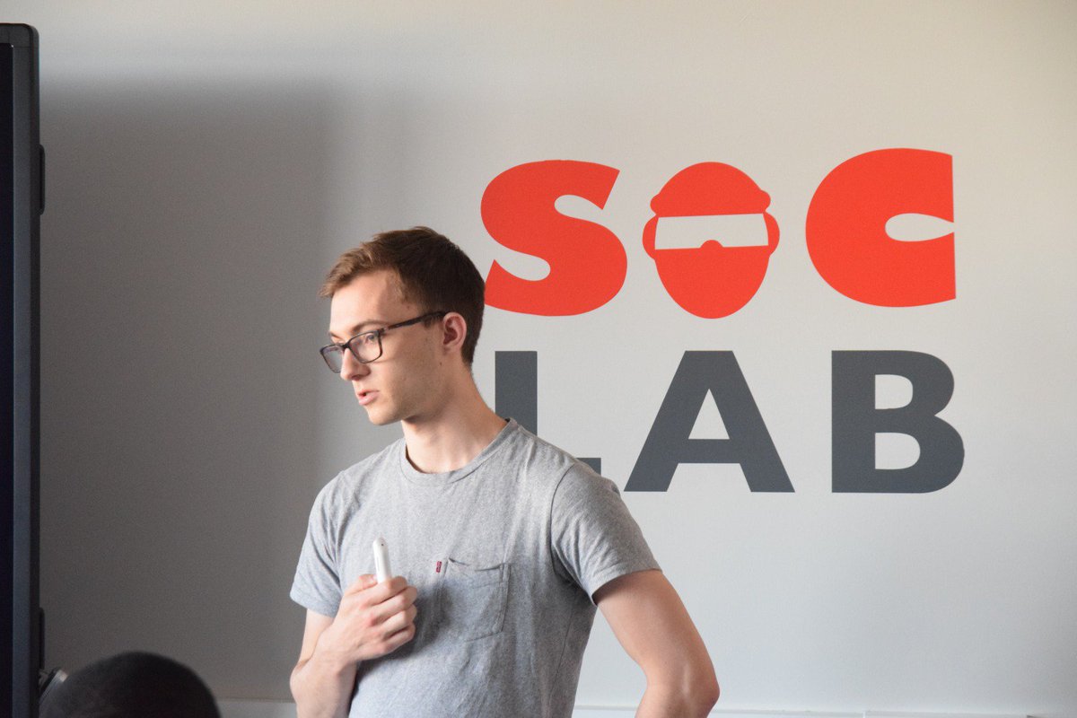 enusec's tweet image. Callum is up next in the #SOCLAB 

Talking about his WBL placement and internship