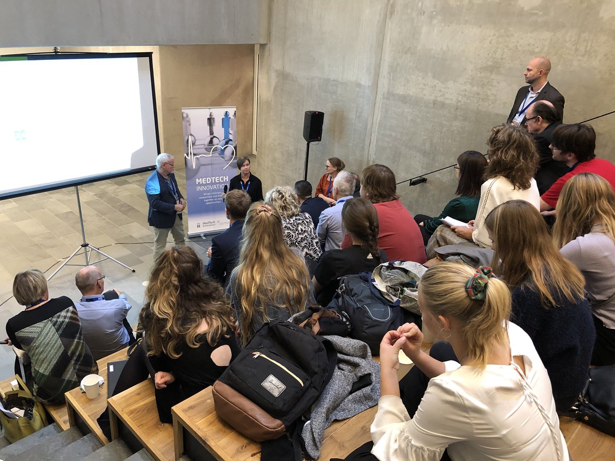 biopeopledk's tweet photo. Right now: Biopeople on the stairs at Biomarkers track at #HighTechDTU https://t.co/6WqWoEauVs