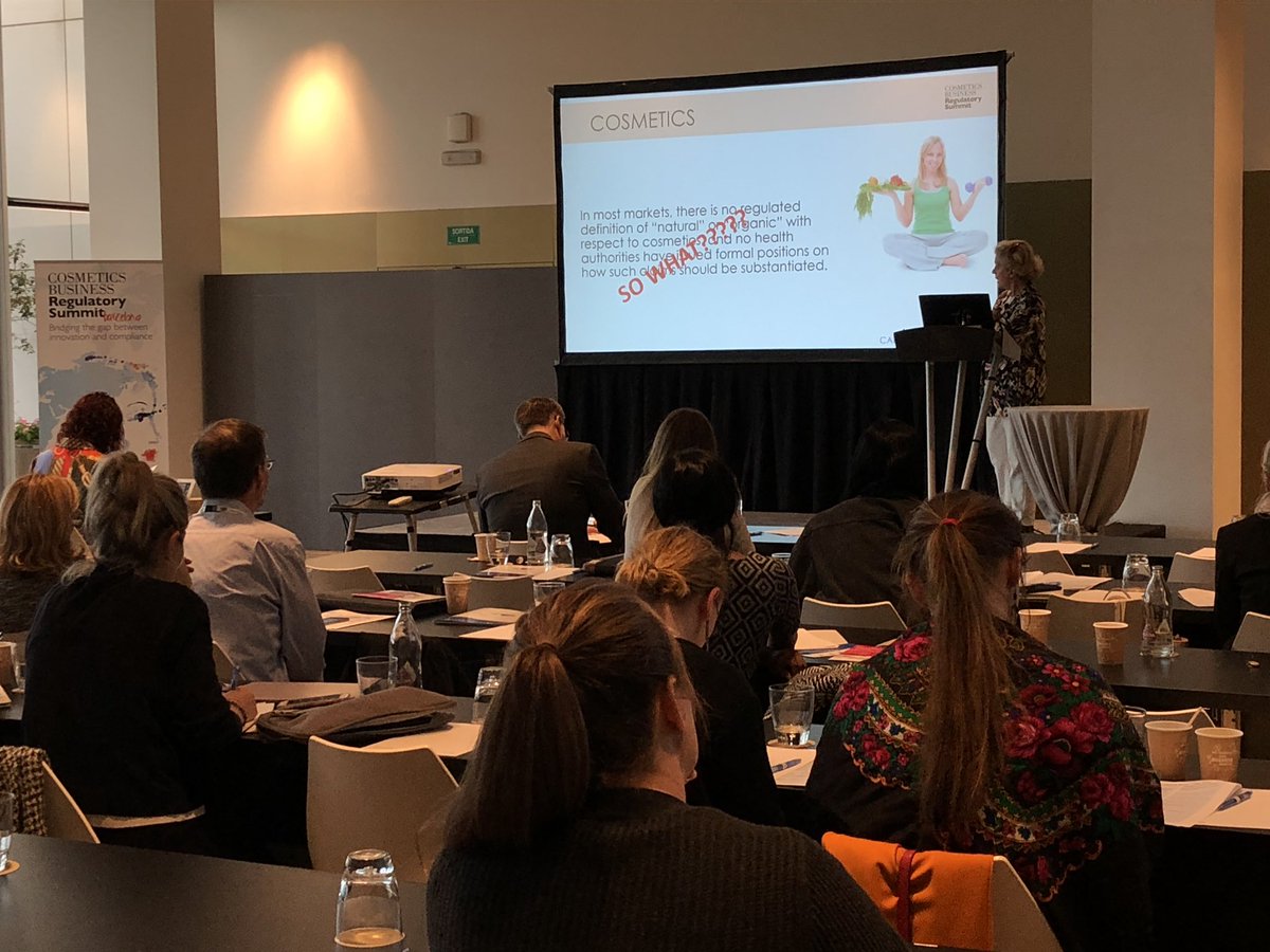 cb_beautynews's tweet image. STANPA’s Technical Regulatory Consultant, Carmen Esteban Sanchidrián says: In most markets, there is no regulated definition of “natural” and “organic”.
@stanpa_es 
#CosBusRegSummit #Claims