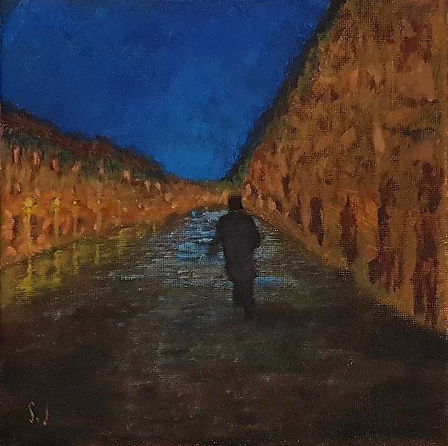 SolGallery's tweet photo. Oil on Canvas, 15 * 15 cm, 2016, Sol art gallery. https://t.co/5DddtwsuOo