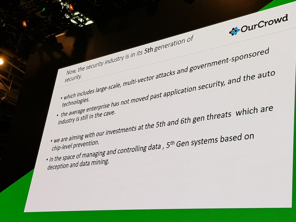 CODE_n's tweet photo. A technology visionary and #entrepreneur, @mraines, GP @OurCrowd shared with us interesting global #cybersecurity insights at the #newNewFestival #intelligence. Take a sneak peek at his presentation on the #Israeli #innovation and #security landscape 👉 #intelligenceX0 https://t.co/UfQ6K9yXJd