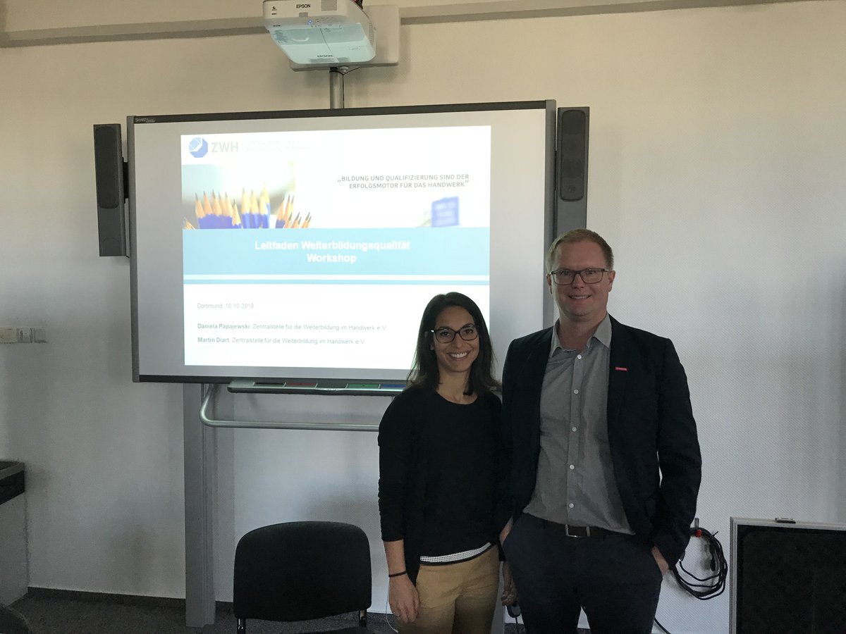 hwkdortmund's tweet photo. Im HWK-Bildungszentrum #Hansemann lief heute ein #Workshop für #Dozenten in handwerklichen Bildungszentren. Die #HWK #Dortmund ist deutschlandweit die erste Kammer, die den Workshop mit der Zentralstelle für die Weiterbildung im #Handwerk durchführt. https://t.co/6AtR06wAek