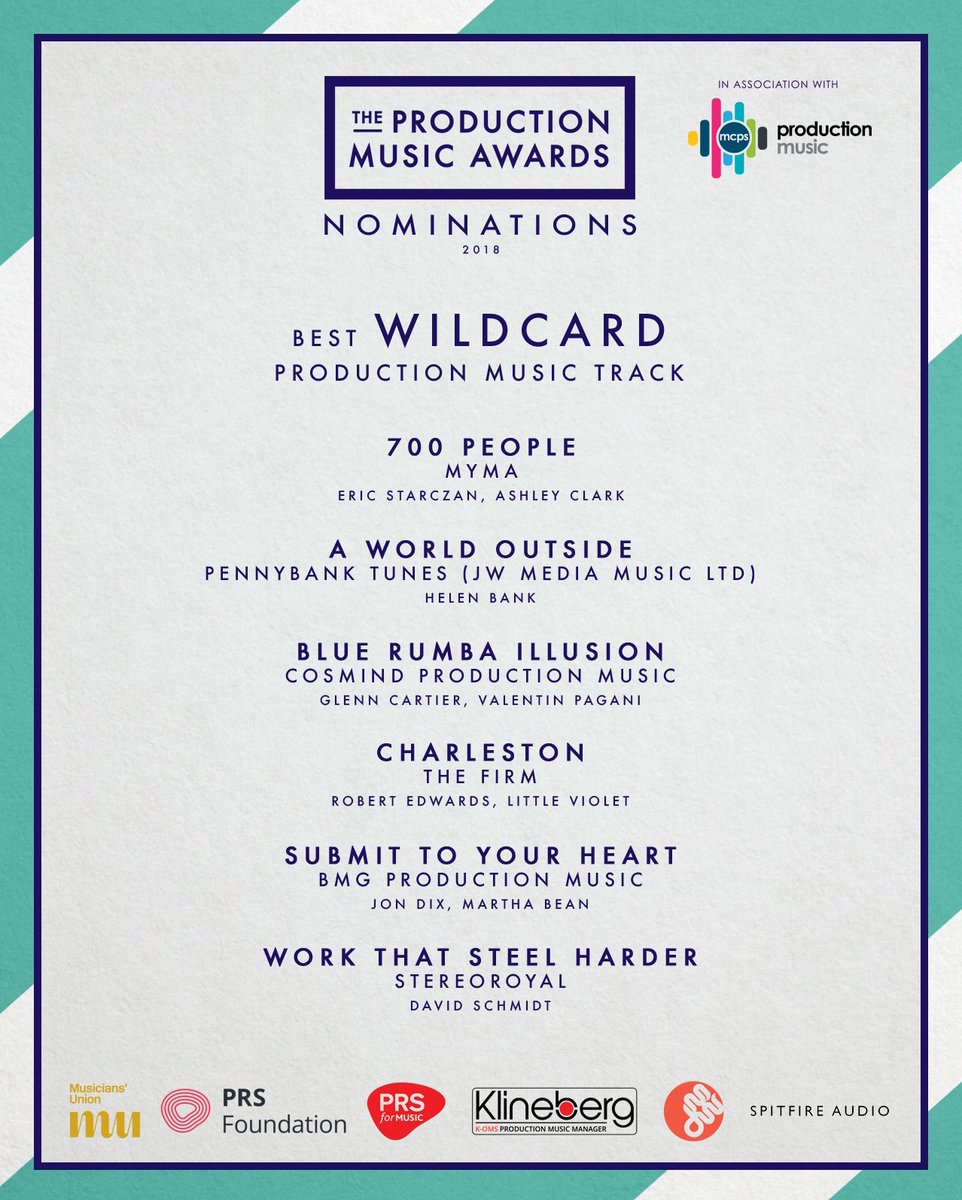 The Production Music Awards tweet media