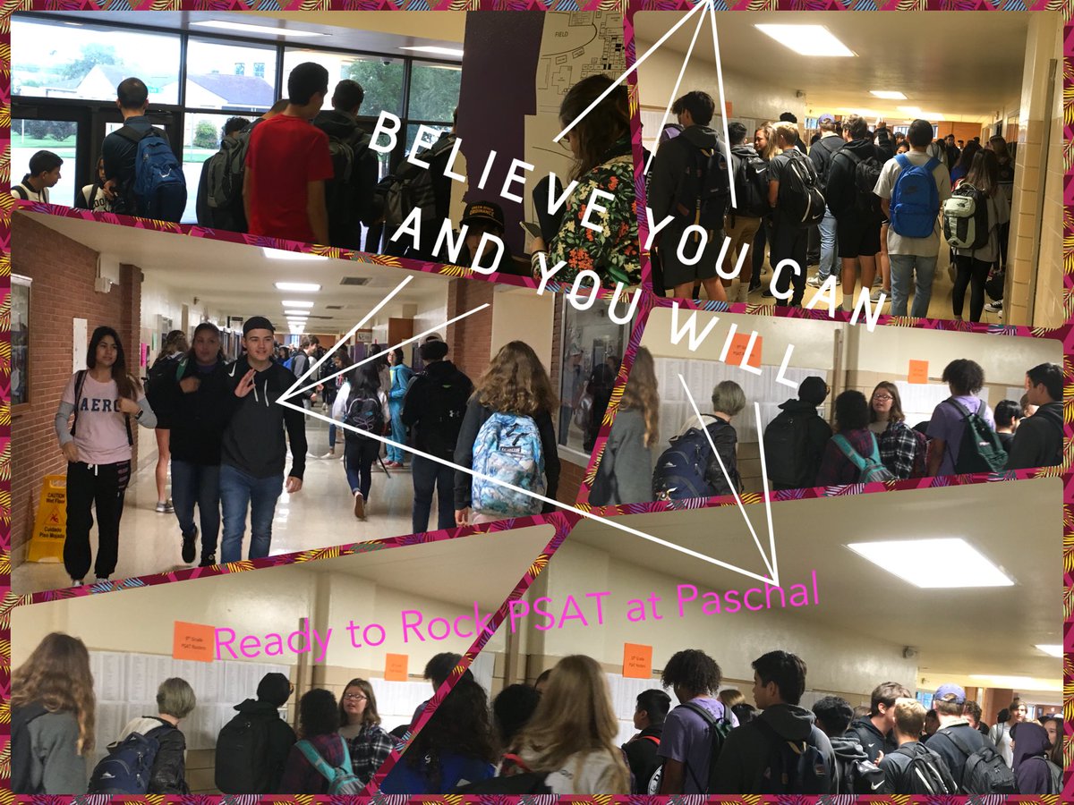 Paschal Students are Ready and Rested! Come tomorrow they will be PSAT tested! #NationalMeritScholar #AimHigh #StudentSucces @FWISDCurriculum @McCone_Literacy @khechara @FWISDCurriculum @PaschalHigh