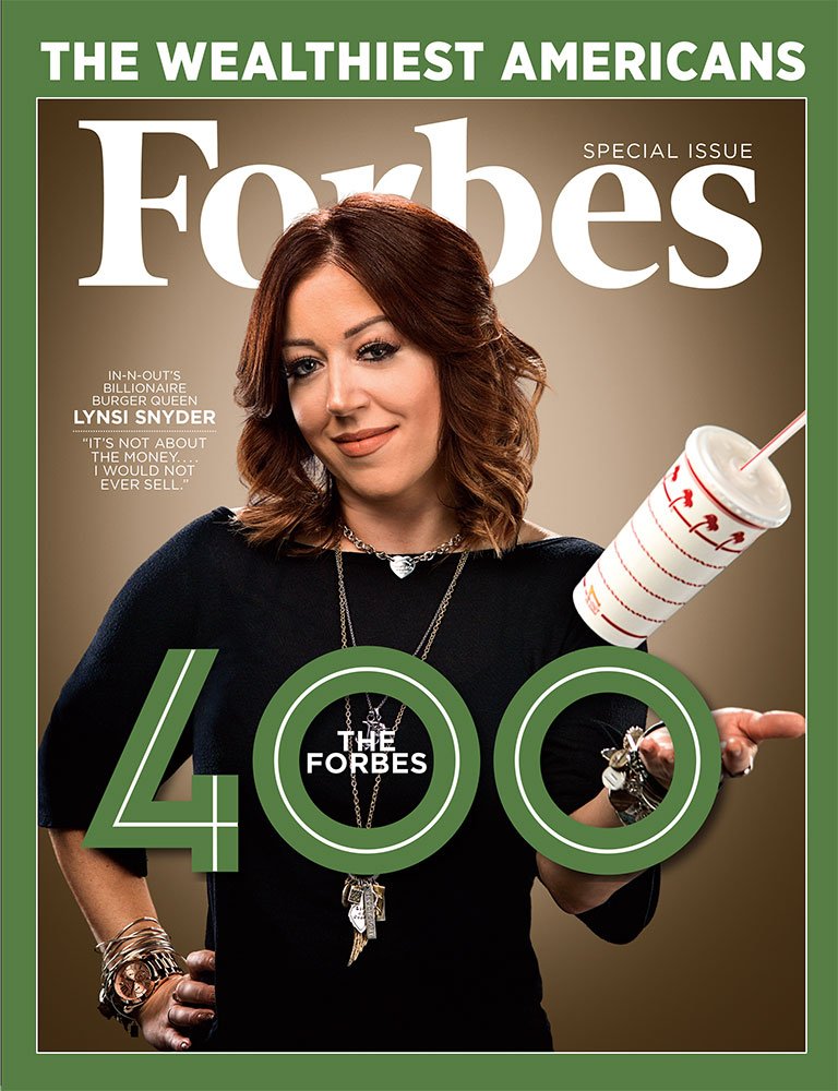 In-N-Out's president and billionaire owner Lynsi Snyder rarely opens up about her family's secretive burger business. <a href="/Forbes/">Forbes</a> got a peak inside (including the chain's test kitchen): forbes.com/sites/chloesor…