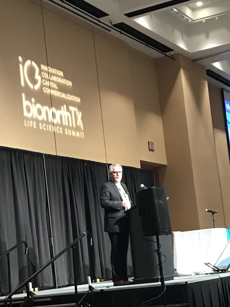ValFreemanCEO's tweet photo. Tom Kowalski speaking about Texas becoming a leading state for the bioscience industry. Texas has 5,500 life sciences businesses employing 90,000 people with 4,704 patents. #bravotech #FreemanLeonard #imprimis #lifesciences #biotech @BioNorthTX https://t.co/iR4zYCtTl8
