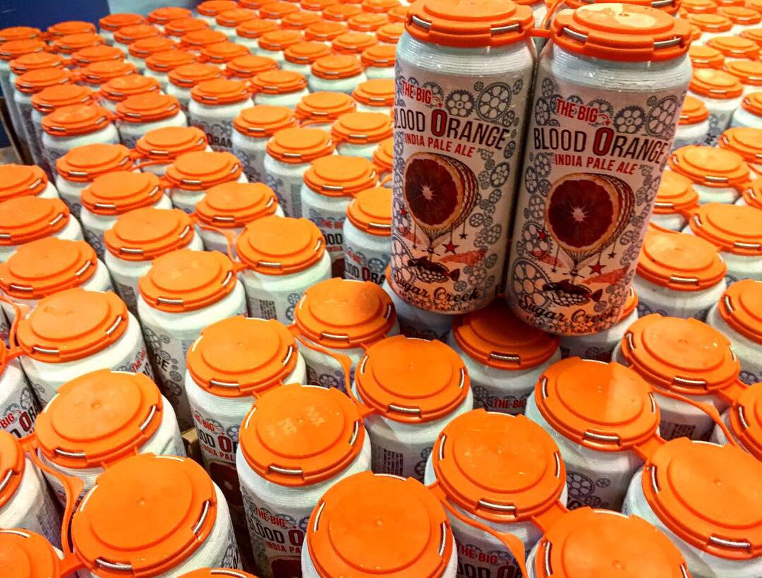 sugarcreekbrew's tweet photo. It’s OFFICIAL: You spoke and we listened. Sugar Creek is officially in cans as well as your favorite bottles. Look for the BIG OH Blood Orange IPA in 16oz 4 packs at grocery stores and bottle shops near you! https://t.co/x4s2sOKxyM