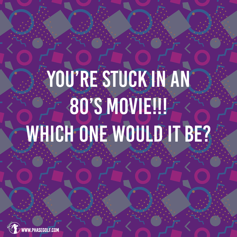 Phase_golf's tweet photo. You're stuck in an 80's movie!!! Which one would it be? 😱👻 #GhostBusters #IAintAfraidOfNoGhost https://t.co/bSXa7kRA9v #80smovies #phasegolffun #golf #fun #golfergirl #forwomenbywomenforyou #phasegolf #womensgolf #movies #havingfun #golfingaround https://t.co/zo8Z55Al2K