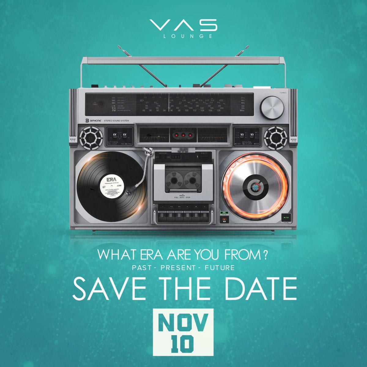 merryperryent's tweet photo. Save the date 🗓
ERA 🎧🔊
November 10th
VAS Lounge
#ERA
#thenewoldschool #merryperryent #onloud #justvibes
@vaslounge https://t.co/KdwJVVnX2O