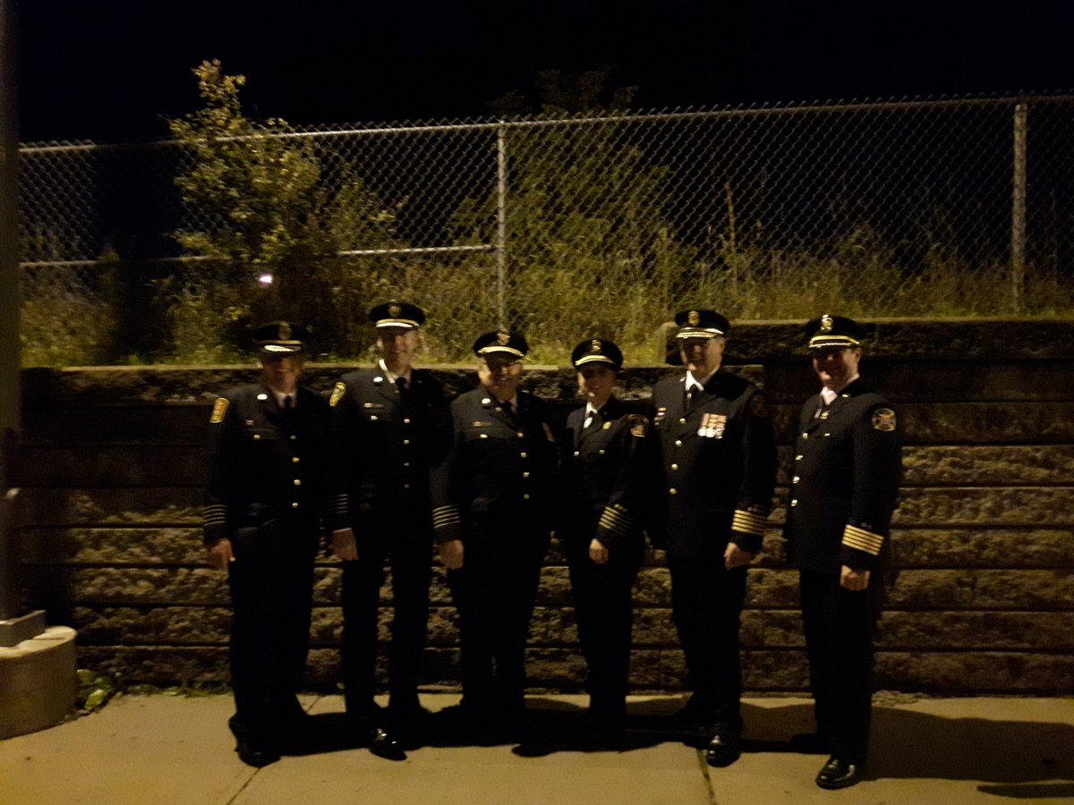 townofeg's tweet photo. It was an early day in Barrie when @ChiefPDawson and neighbouring Fire Chiefs boarded the GO train to talk to commuters about fire safety #FirePreventionWeek2018 Learn more about fire safety at https://t.co/8Rj8fDiyHo https://t.co/qTOwXu1Z4p