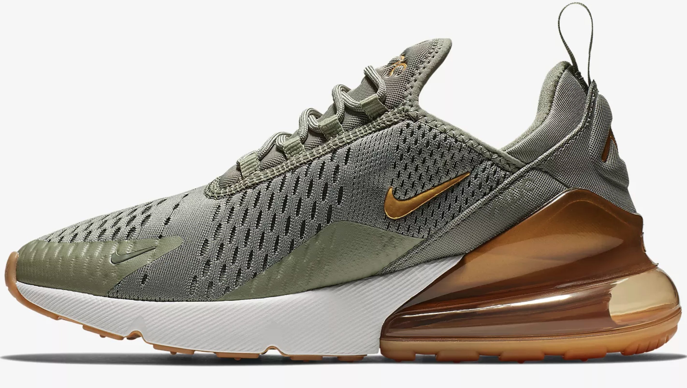 SOLELINKS on Twitter: "Women's Nike Air Max 270 'Dark Stucco/Metallic Gold'  is now available Finish Line:https://t.co/3uncyGI09K Nike:https://t.co/OxIGiHE26V  https://t.co/SzrkPhxDIC" / Twitter