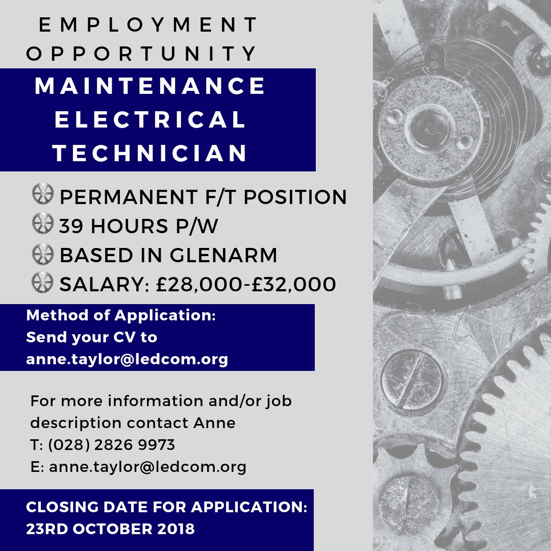 ChainHR's tweet image. Check out the link for this fantastic new employments opportunity in Glenarm @LarneHour @BallymenaHourNI @MichelinTyres @radiolarne24 @BallymenaToday