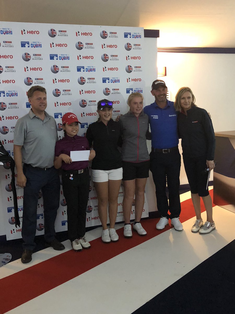 Team <a href="/PaulWaringGolf/">Paul Waring</a> <a href="/cwhiteheadgolf/">Caitlin Whitehead</a>  <a href="/RandA/">The R&A</a> win <a href="/british_masters/">Husqvarna British Masters</a> Hero Pro-Am with 28 under par  #beattheboys #girlsgolfrocks 🏆💕⛳️
