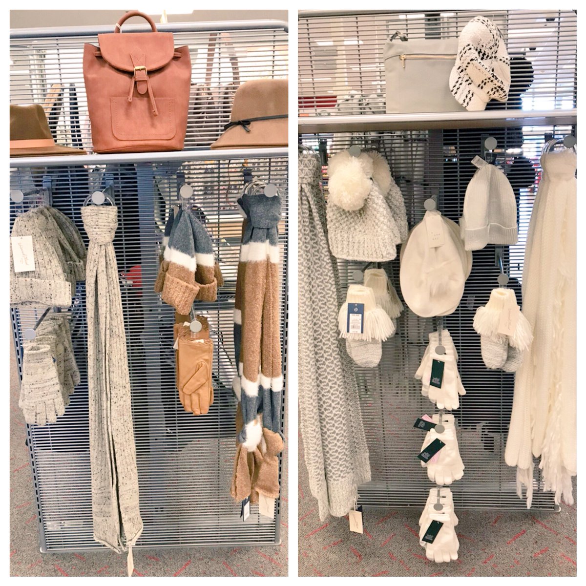 targetVM_erika's tweet image. Color story head and hand end caps in accessories ❤️🧡💜💚💙!! #VM #HolidayDomination @EricWunderle