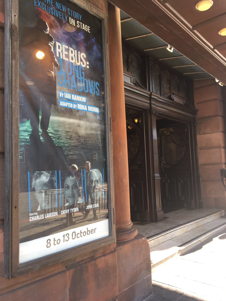 JudithNutter1's tweet image. #Rebus #longshadows Excellent play and interesting interval refreshments