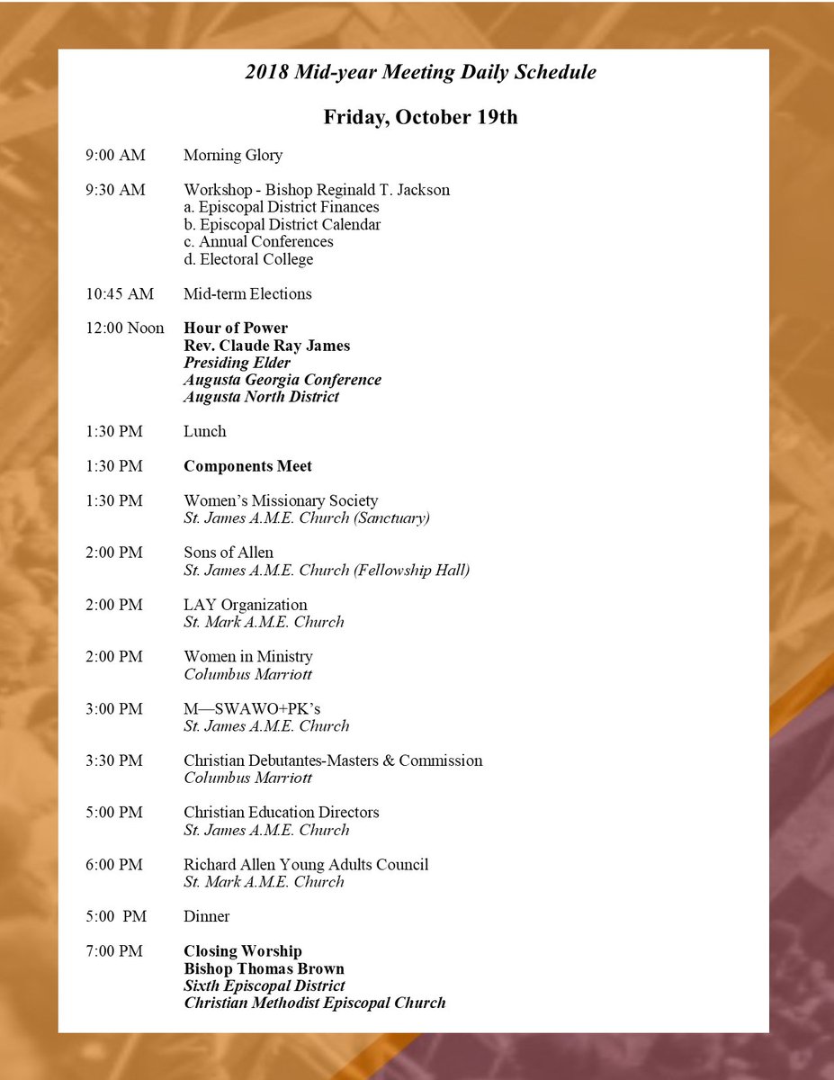 6th District AME Church tweet media