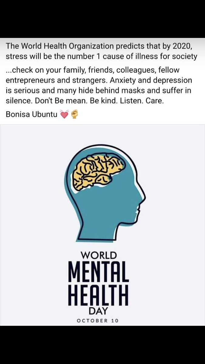 #UBuntu #Botho #Lerato #KindnessIsTheNewCool #MentalHealthAwarenessDay