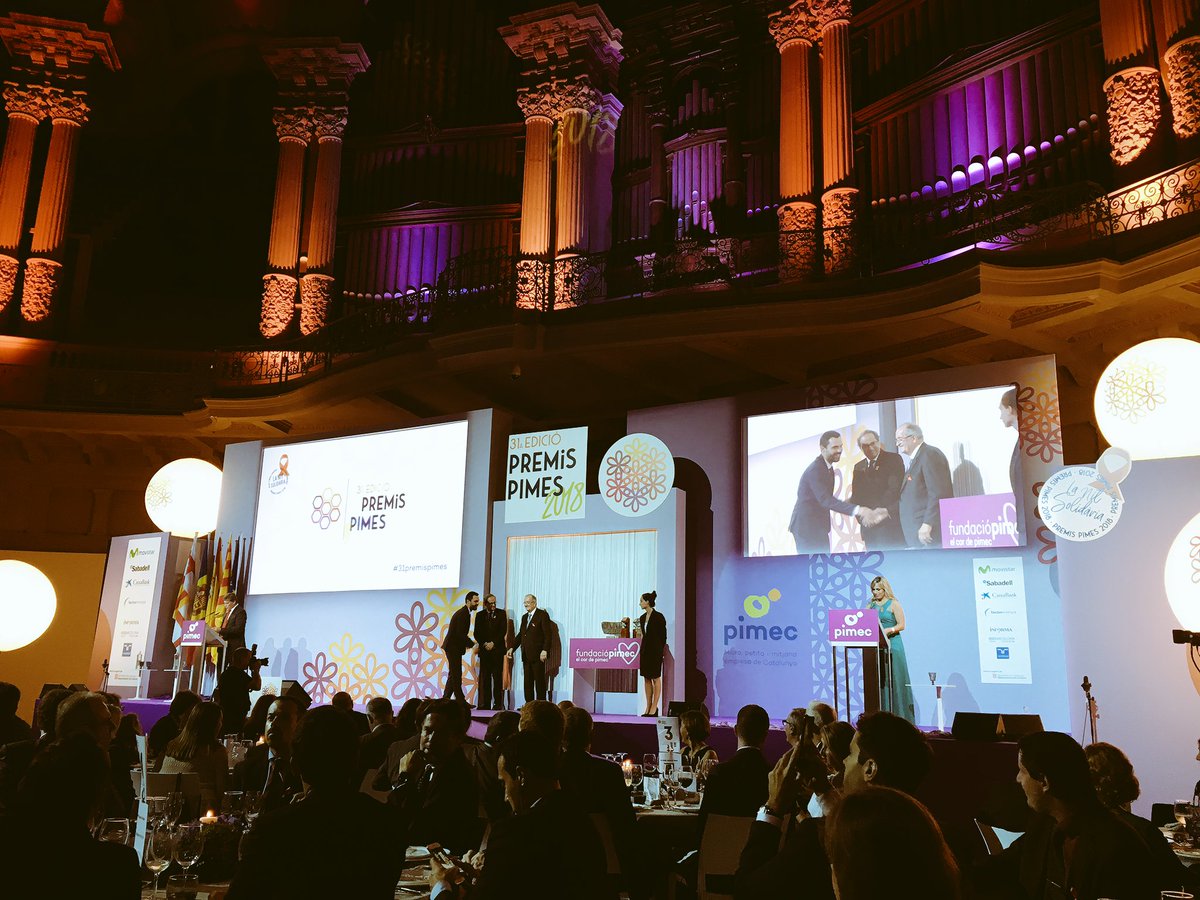 mon_empresarial's tweet photo. Felicitats a @pimec per aconseguir-ho un any més #premisPimes2018 https://t.co/qJTDBW8NTj