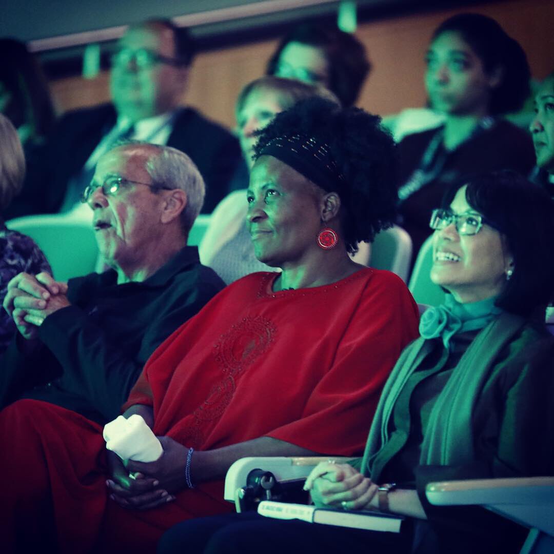 uvu_president's tweet photo. It was a tremendous honor to welcome @TereraiTrent to @UVU as our 2018 Presidential Lecturer. Her remarkable story is inspiring and her passion for quality education for ALL is truly edifying. She is reminder to us all that our dreams ARE achievable 💚 https://t.co/vLVNi8vq0U