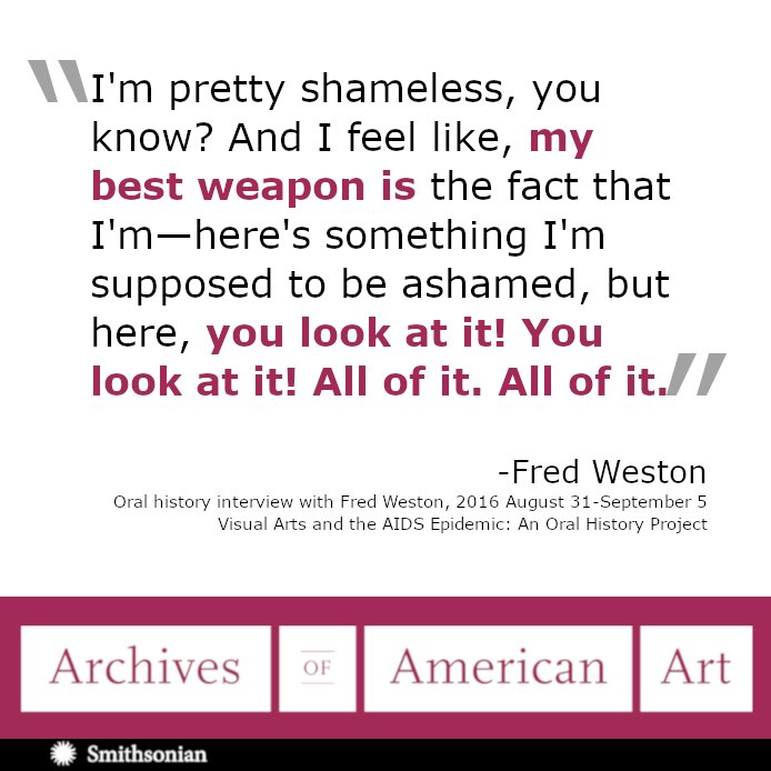 At the #OHA2018? Join the oral history listening session "Within Silence: HIV/AIDS and the Visual Arts" with #TedKerr and #LizaZapol <a href="/ArchivesAmerArt/">ArchivesAmericanArt</a>  at  <a href="/Concordia/">Concordia University</a>  in Montreal. 9am Saturday, J.W. McConnell Building room LB362.