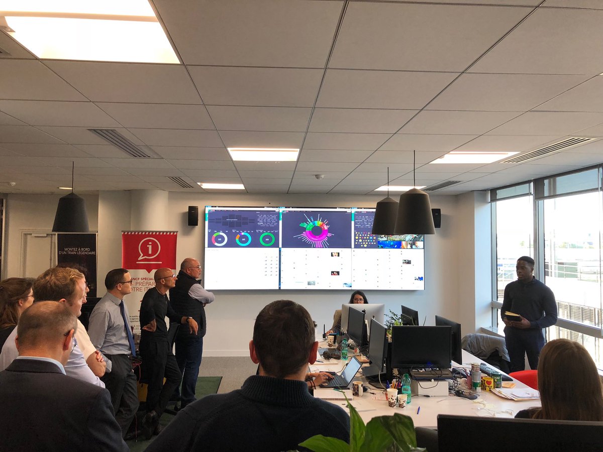 ISO22301_Club's tweet photo. Excellente visite de la social room @sncf avec les membres du club #iso22301. Merci aux équipes et bon courage ⁦@ouisncf⁩ pour demain https://t.co/82SVzQYD3T