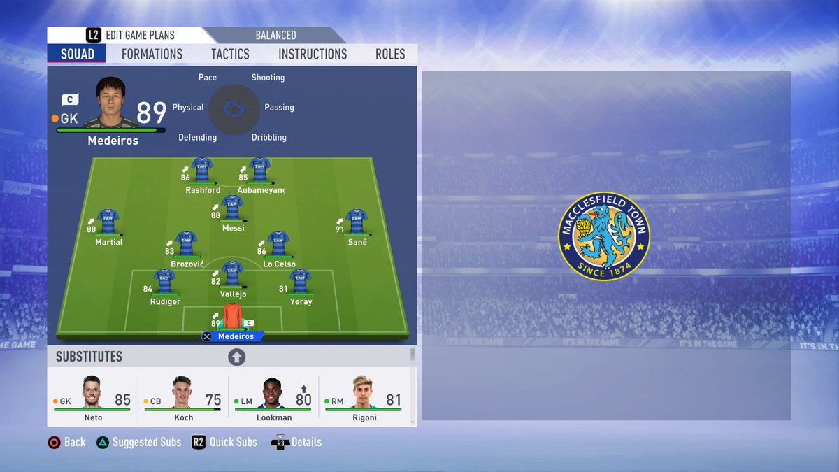 SquirrelsBlind's tweet photo. MTFC XI for our first Premier League campaign. #FIFA19 #TheSilkmen #PS4share https://t.co/2UpoaJHvVE