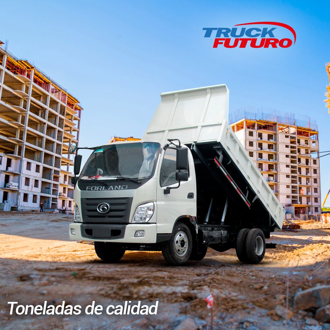 4 toneladas Isuzu es el nombre de este volquete hecho con la más alta calidad.

•Cabina sencilla 1780
•Defensa del color del camión
•Retrovisores abatibles
•Espejo de acercamiento

#TruckFuturo #Panama #Chiriquí #Forland #Foton #TumbaMuerto #LasCumbres