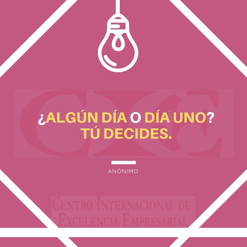 CIEE_UdeG's tweet photo. Frase del día 🙌💡💼#CIEEemprende #CIEEporti https://t.co/np8eMzz81J
