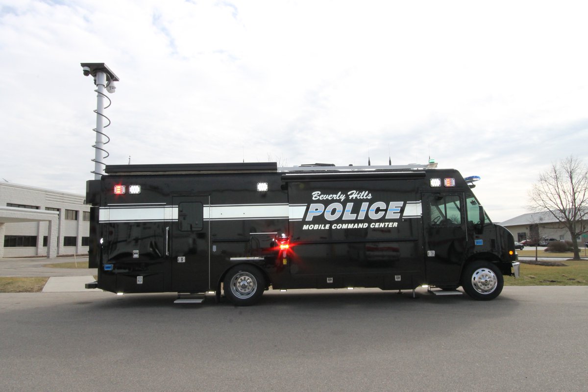 Mobile command centers offer flexibility, organization and professionalism to your fleet. Contact us to learn more about the multiple chassis options and configurations to meet your needs 800-558-5986 || #mobilecommand #police #policeforce #sheriff #customvehicle #officer
