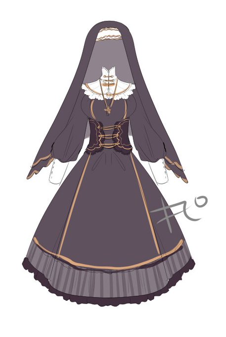 ほんのりシスター風デザインメモ 