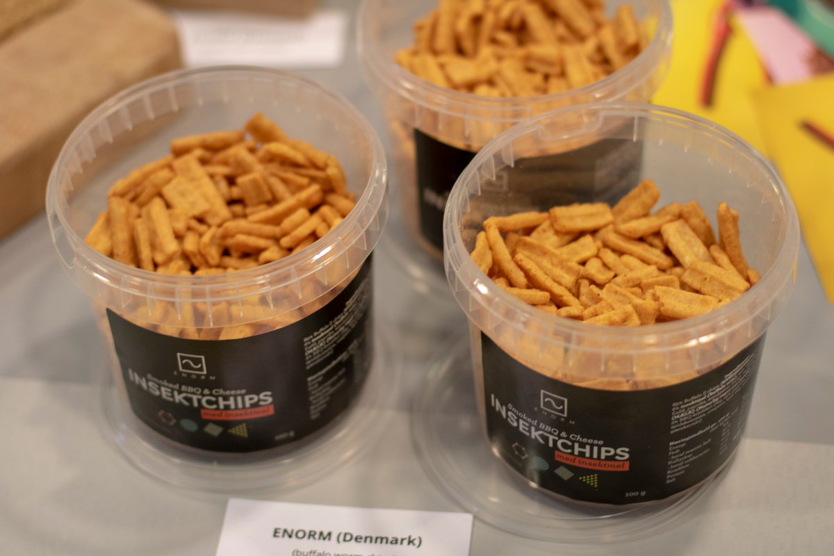 WUR's tweet photo. #InsectSpace2018 | Breaktime! Time for some snacks! #EdibleInsects #DAFW18 https://t.co/WXINgqDQBl