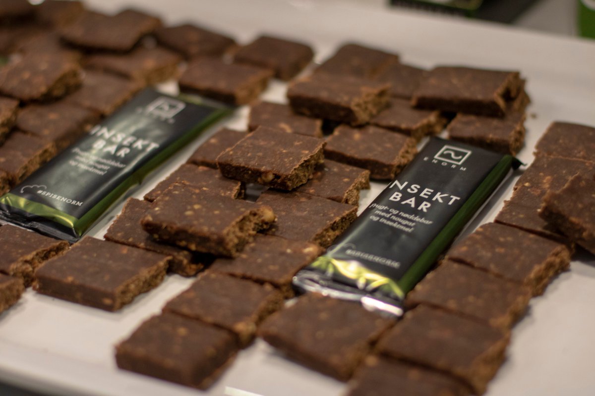 WUR's tweet photo. #InsectSpace2018 | Breaktime! Time for some snacks! #EdibleInsects #DAFW18 https://t.co/WXINgqDQBl