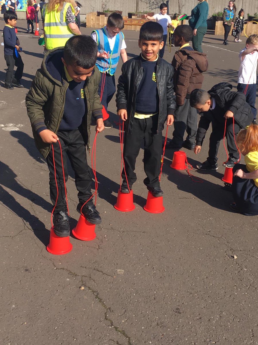 Elmvaleprimary's tweet photo. #Elmvale enjoying the weather with our fabulous new toys in the infant playground. #outdoorlearning #playinthesun #playandfun https://t.co/y8R2cicLWl
