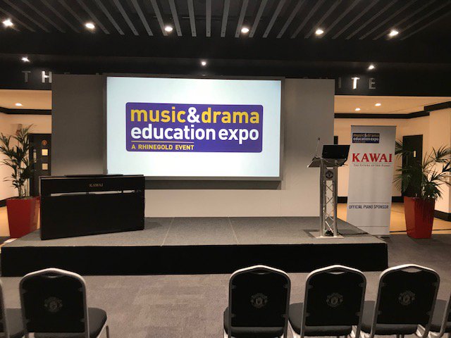 KawaiPianosUK's tweet photo. We're all set for the @MusicEdExpo at Manchester's hallowed #OldTrafford tomorrow. Make sure you come and try our special selection of #Kawai highlights if you're visiting! #Piano #NOVUS #CASeries #ShigeruKawai #MusicEd #Education https://t.co/sZ2CeKJcVt