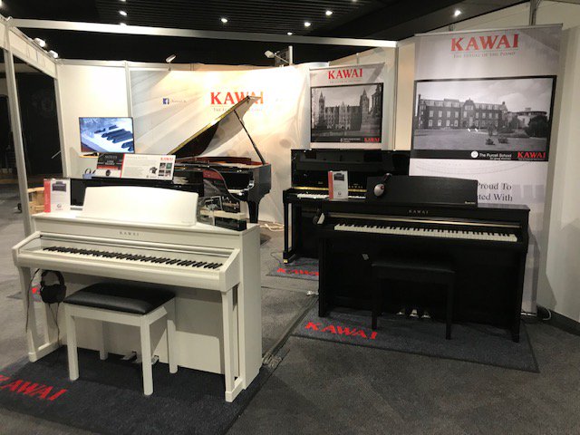 KawaiPianosUK's tweet photo. We're all set for the @MusicEdExpo at Manchester's hallowed #OldTrafford tomorrow. Make sure you come and try our special selection of #Kawai highlights if you're visiting! #Piano #NOVUS #CASeries #ShigeruKawai #MusicEd #Education https://t.co/sZ2CeKJcVt
