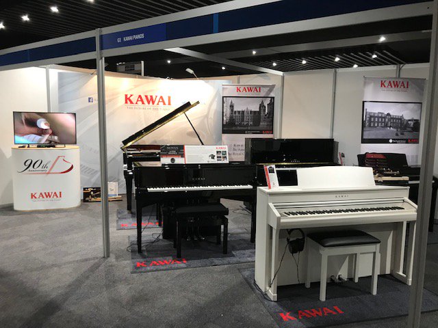 KawaiPianosUK's tweet photo. We're all set for the @MusicEdExpo at Manchester's hallowed #OldTrafford tomorrow. Make sure you come and try our special selection of #Kawai highlights if you're visiting! #Piano #NOVUS #CASeries #ShigeruKawai #MusicEd #Education https://t.co/sZ2CeKJcVt