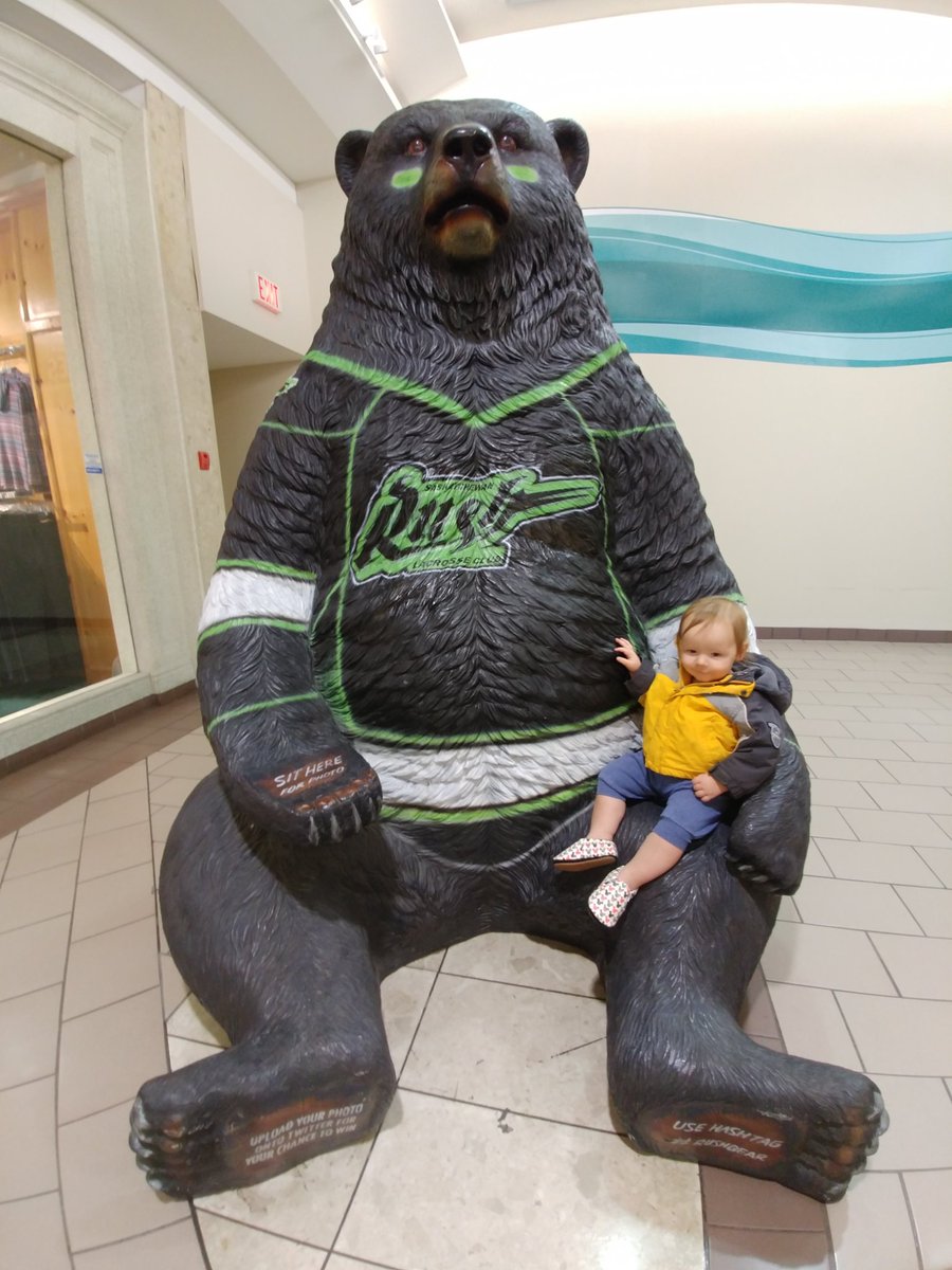 mommykatandkids's tweet photo. Cormac loves the @SaskRushLAX #RushBear! https://t.co/s48Cl6YTgQ