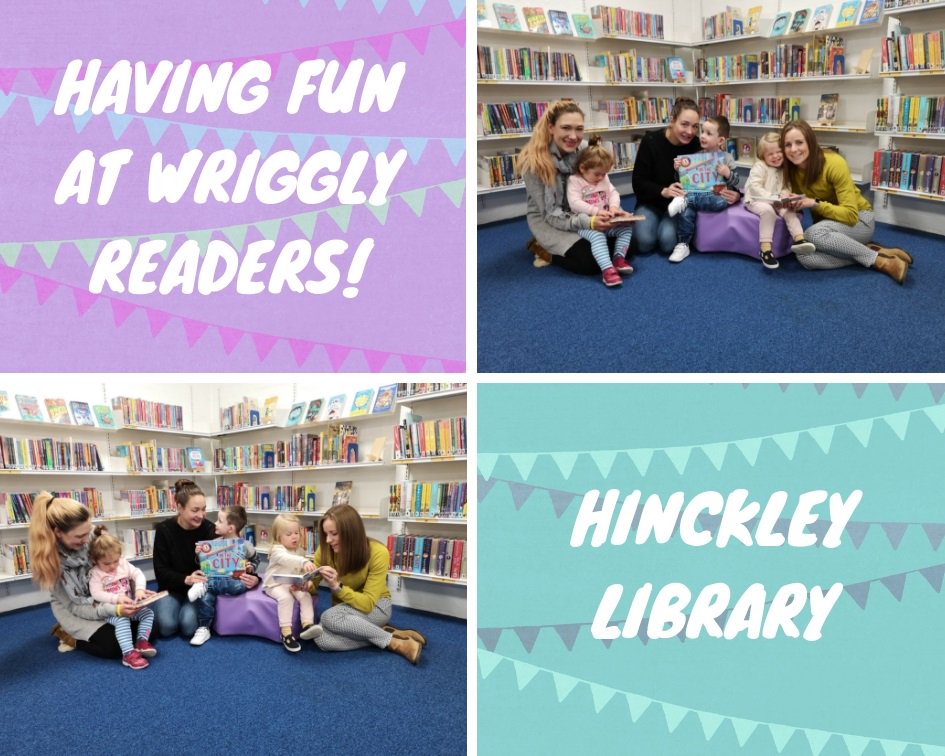 leicslibraries's tweet photo. Time to enjoy a book and celebrate #LibrariesWeek.
Wriggly Readers sessions are great fun for 0-4 year olds - why not try one out at your local library?
#libraries4children #HinckleyLibrary #readinlibraries https://t.co/xXnjNqIU8K