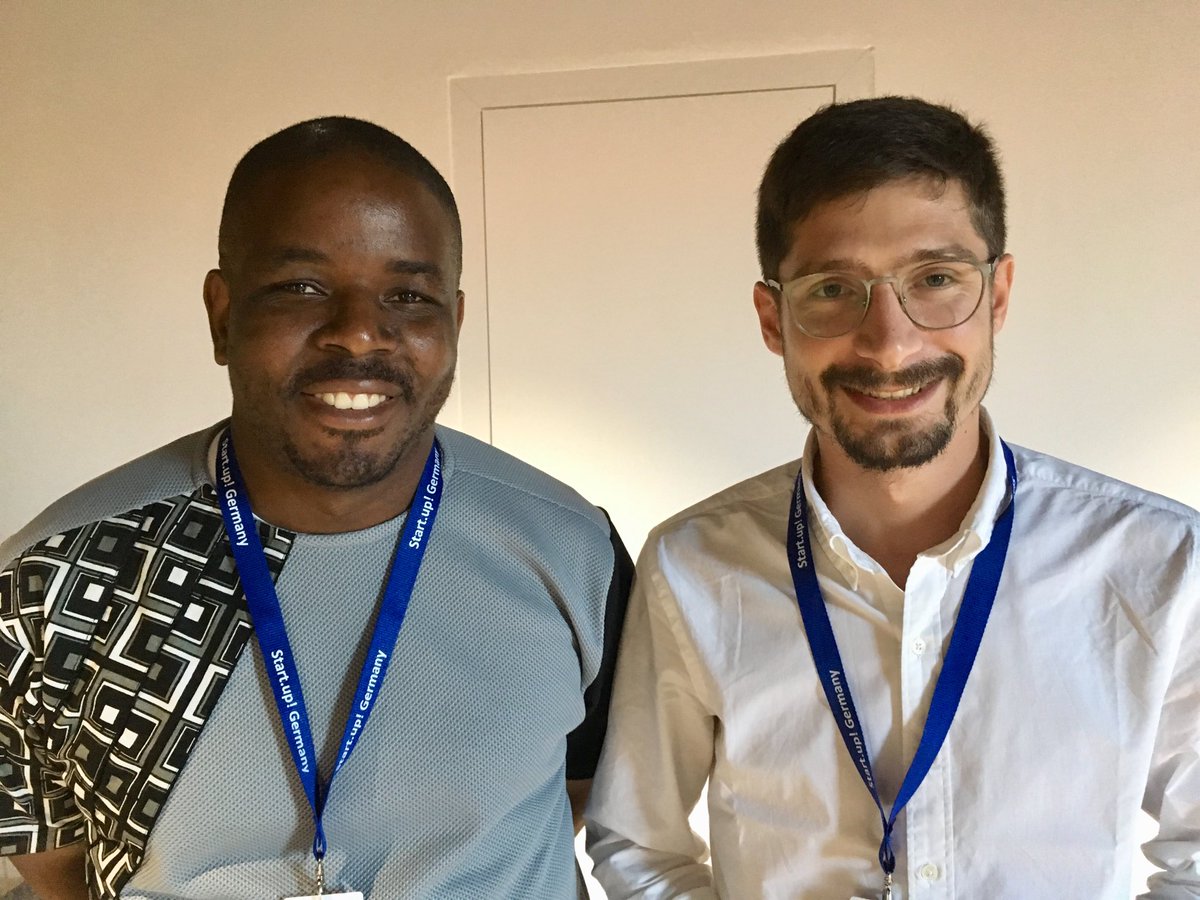 Michael26048151's tweet photo. Ghana and Croatia talking business #startupgermany2018 https://t.co/vFUj3OTP6k