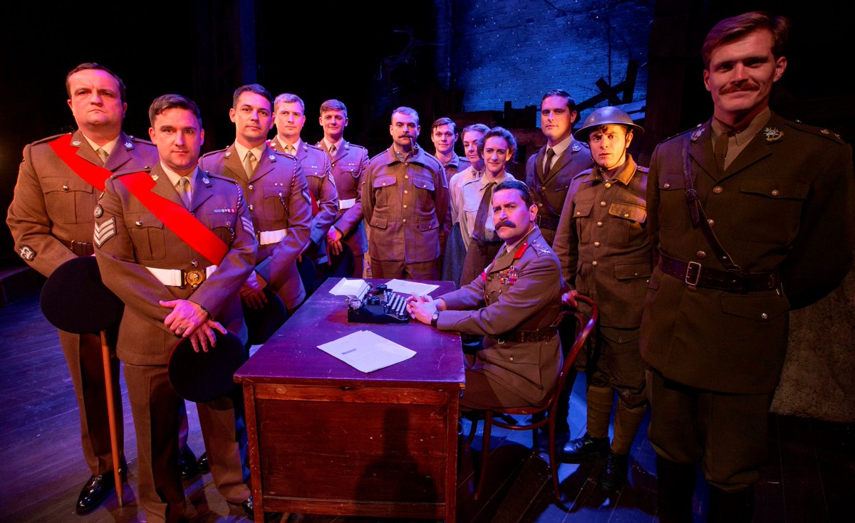 Soldiers of today met soldiers of the past as <a href="/MercianRegiment/">Mercian Regiment</a> joined the cast of <a href="/WipersTimesPlay/">The Wipers Times</a> with Ian Hislop and Nick Newman on stage last night. #WW1