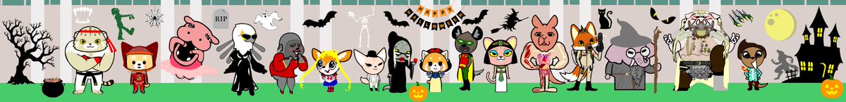 RealRejector71's tweet photo. I would like to wish the cast of #Aggretsuko a very Happy Halloween🎃. Enjoy :) @tsunderica @BenjaminDiskin @Katelyn_Gault @gkbowes @taraplatt @Misty_Lee @MaxMittelman @SimplyAllegra @RogerCraigSmith
@CrankyJ @DebraCardona @ToddHaberkorn @Seitz_Unseen @LucienDodge @JamiesonPrice https://t.co/ThBaFkJcb5